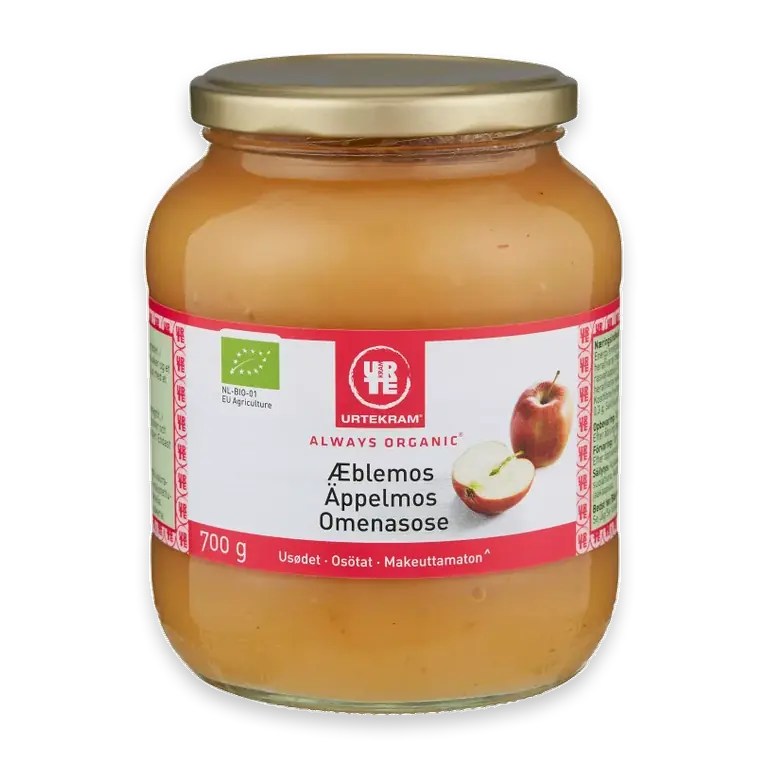 Äpplemos Osötad Ekologisk 700g