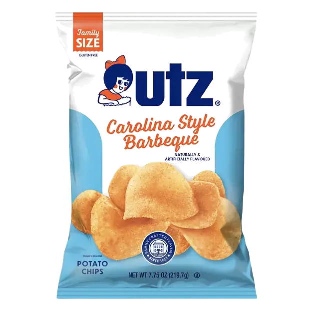 Carolina Style Barbeque Potato Chips Family Size