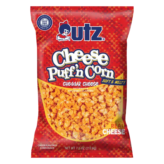 Cheese Puff'n Corn Hulless Cheddar