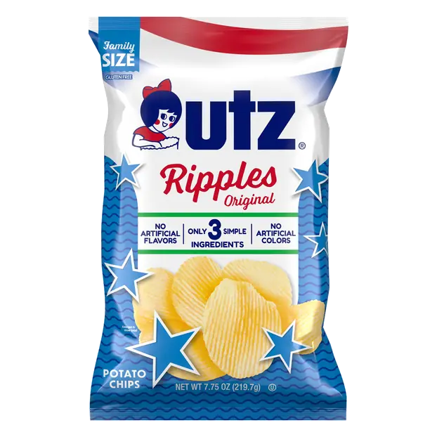 Gluten Free Original Ripples Potato Chips Family Size