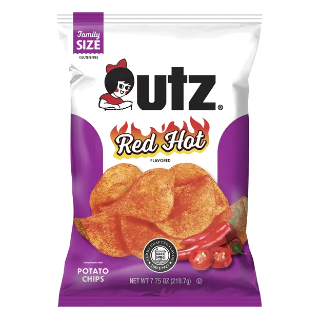 Gluten Free Red Hot Potato Chips Family Size