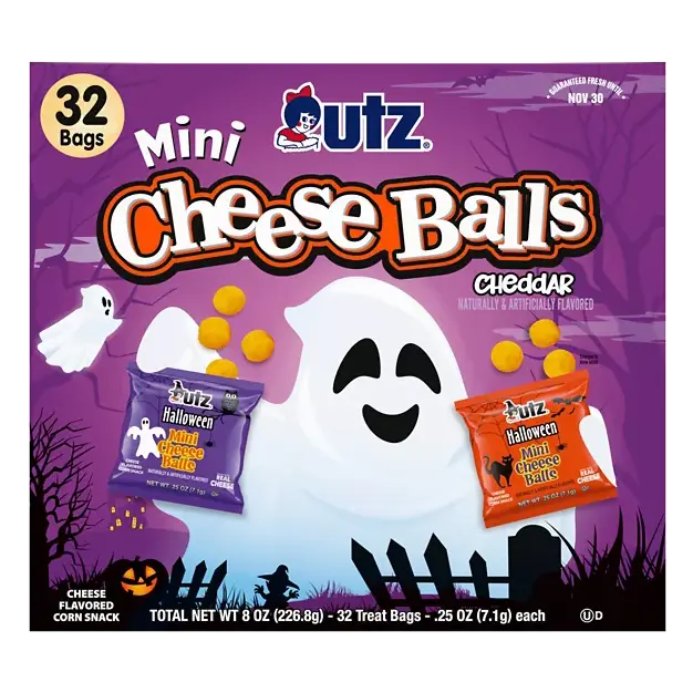 Halloween Mini Cheese Ball Treats, Halloweenn