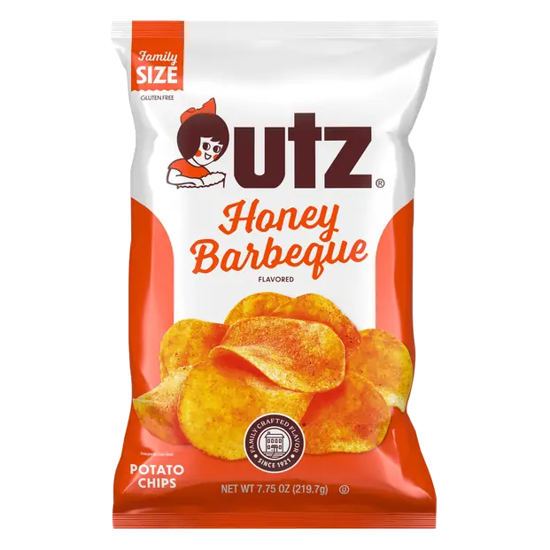 Honey Barbeque Potato Chips Family Size