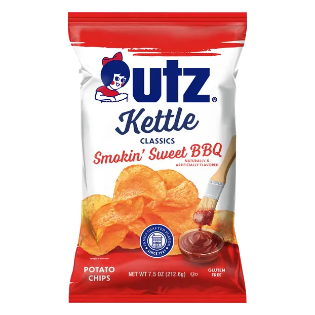 Kettle Classics Gluten Free Smokin' Sweet BBQ Flavored Potato Chips