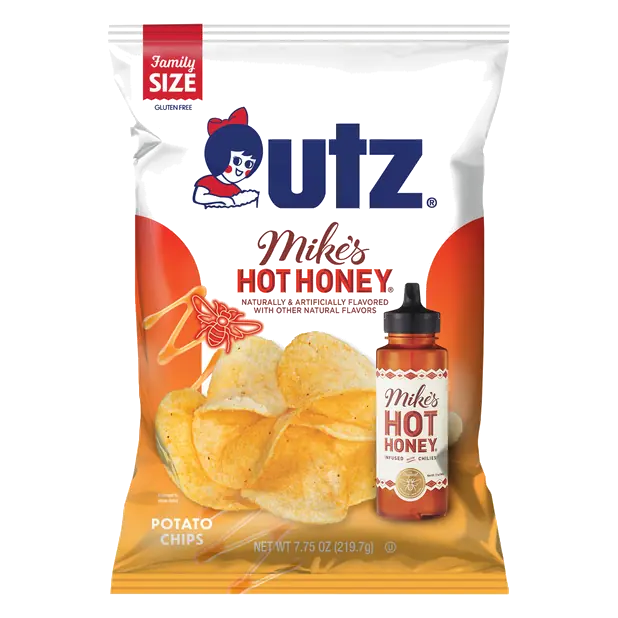 Mike's Hot Honey Potato Chips Family Size