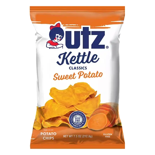 Utz Potato Chips Sweet Potato Kettle Classics, Bag