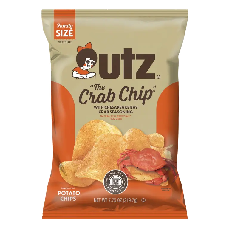 "the Crab Chip" with Chesapeake Bay Crab Seasoning Potato Chips