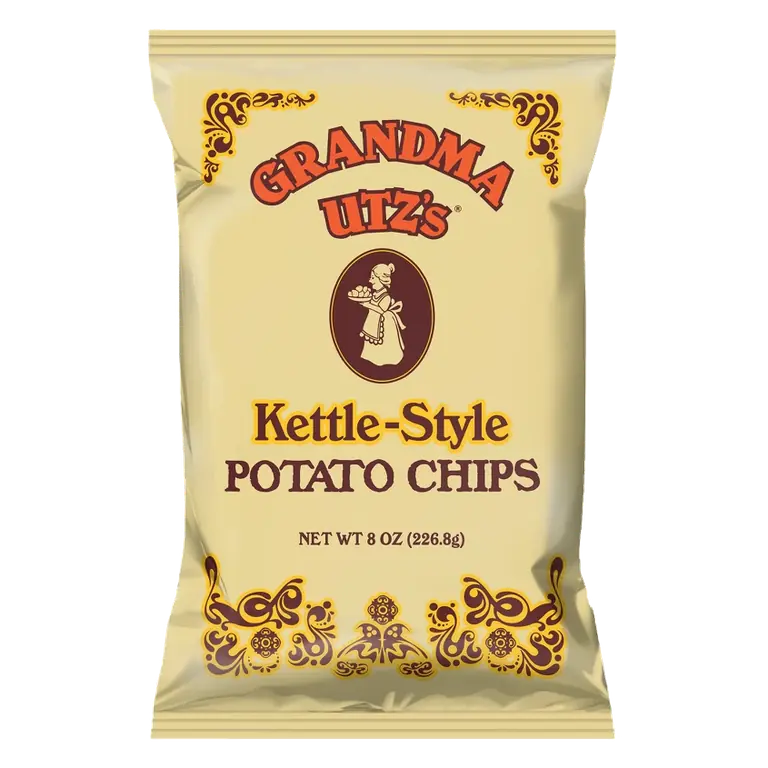 Utz Grandma Handcooked Potato Chips, 8oz