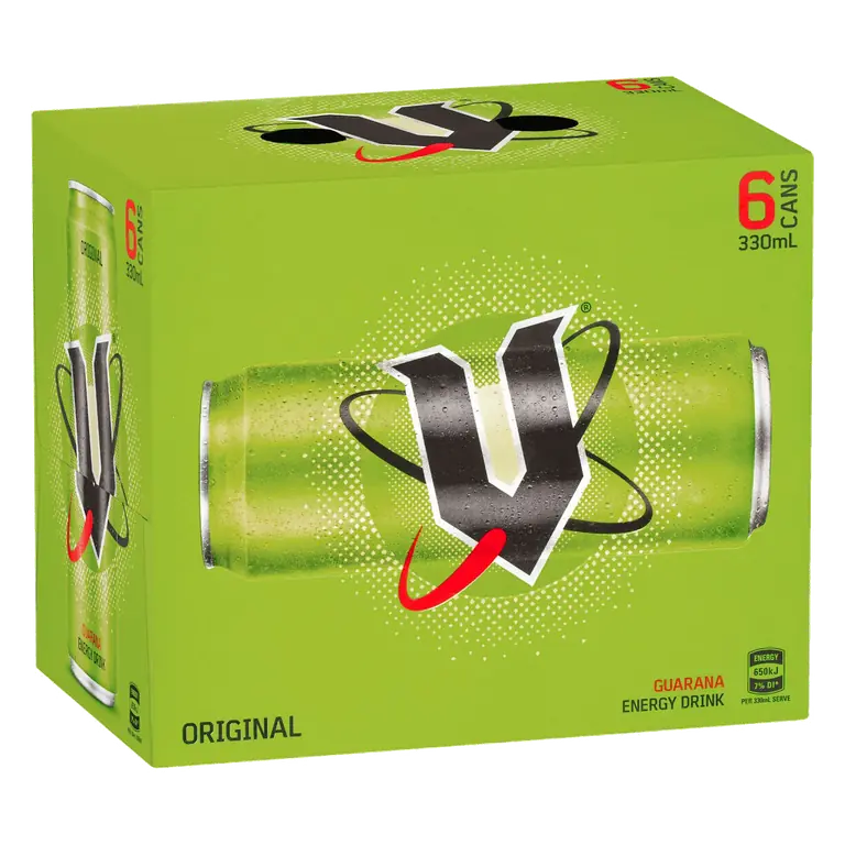 V Energy Drink Green