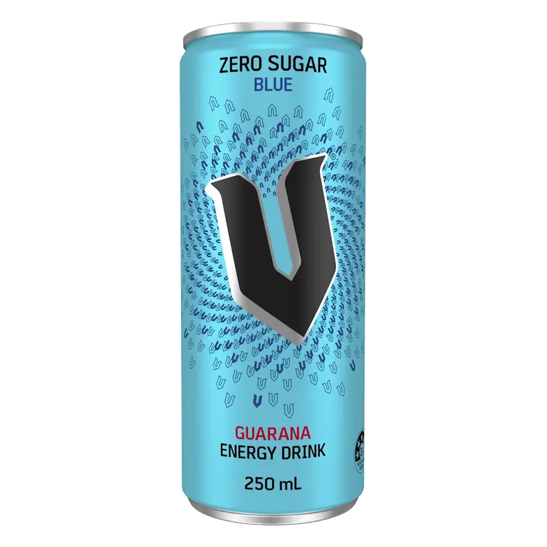V Guarana Energy Drink Blue Sugarfree