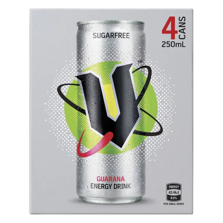 V Guarana Energy Drink Sugarfree