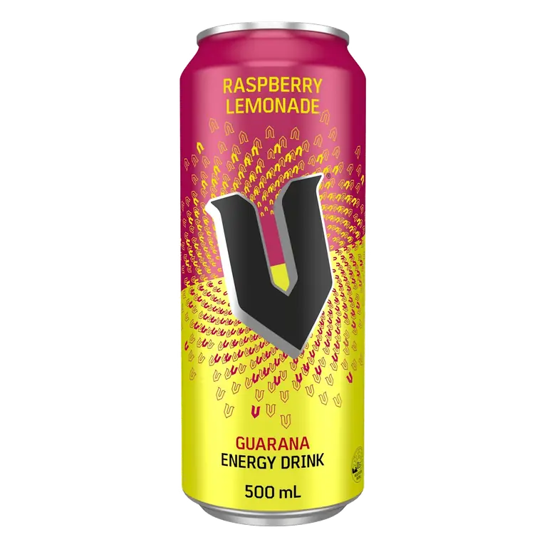 V Raspberry Lemonade Energy Drink