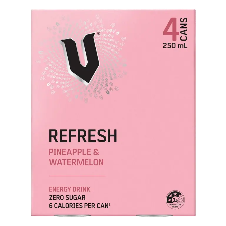 V Refresh Pineapple and Watermelon Energy Drink
