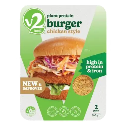 Plant Based Chicken Style Burger 2 Pack