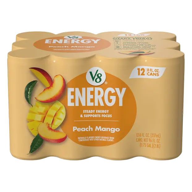 +Energy Peach Mango Flavored Beverage - 12 pk