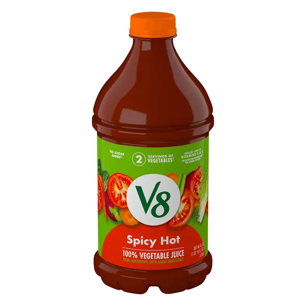 No Sugar Added Spicy Hot 100% Vegetable Juice