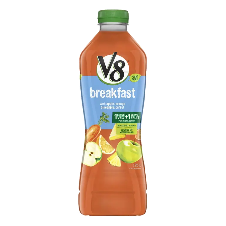 V8 Breakfast Fusion Vegetable Juice