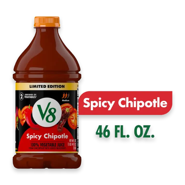 V8 Spicy Chipotle 100% Vegetable Juice 46 fl oz Bottle