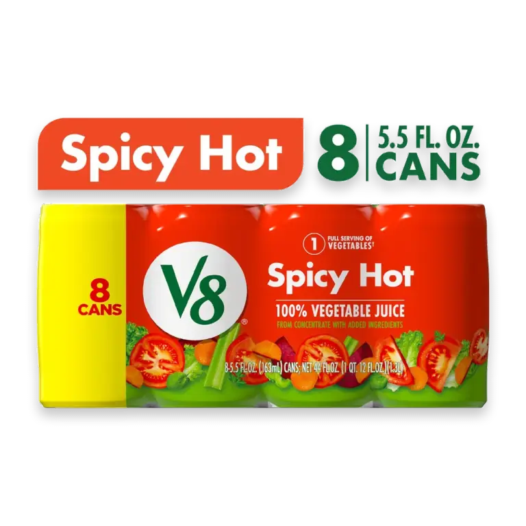 V8 Spicy Hot 100% Vegetable Juice Cans