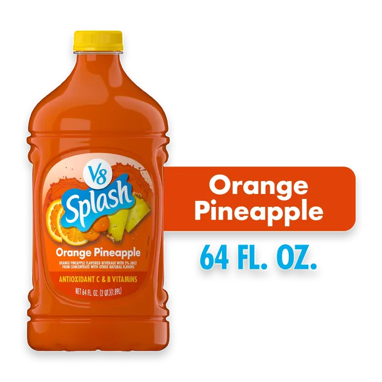 V8 Splash Orange Pineapple Juice Bottle