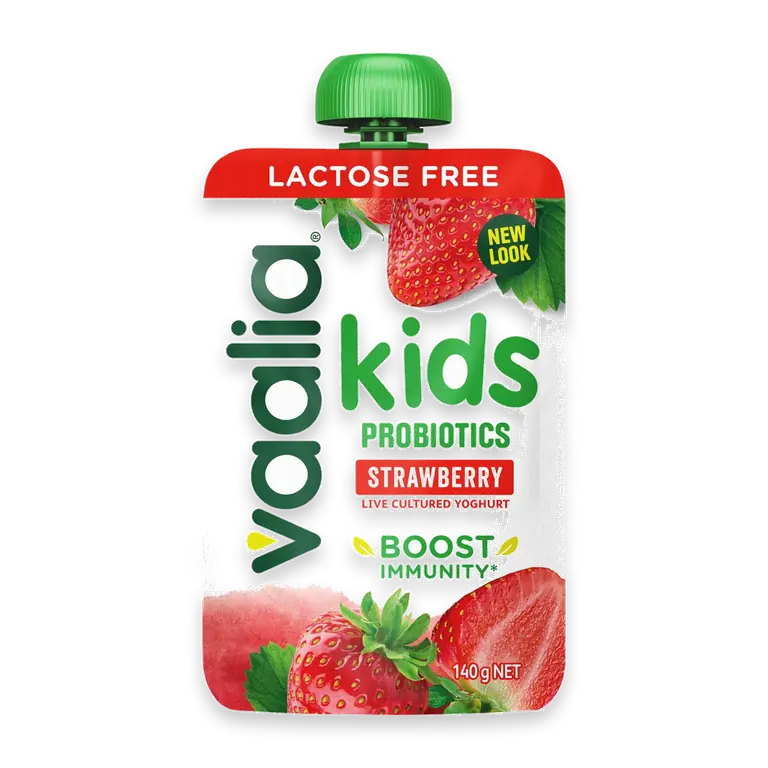 Lactose Free Kids Probiotic Yoghurt Pouch Strawberry