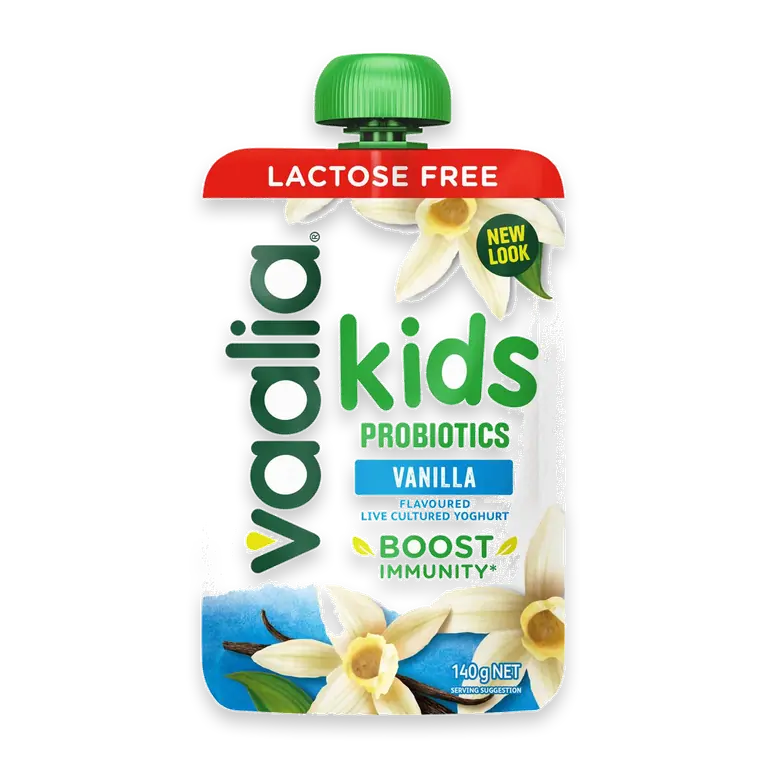 Lactose Free Kids Probiotic Yoghurt Pouch Vanilla