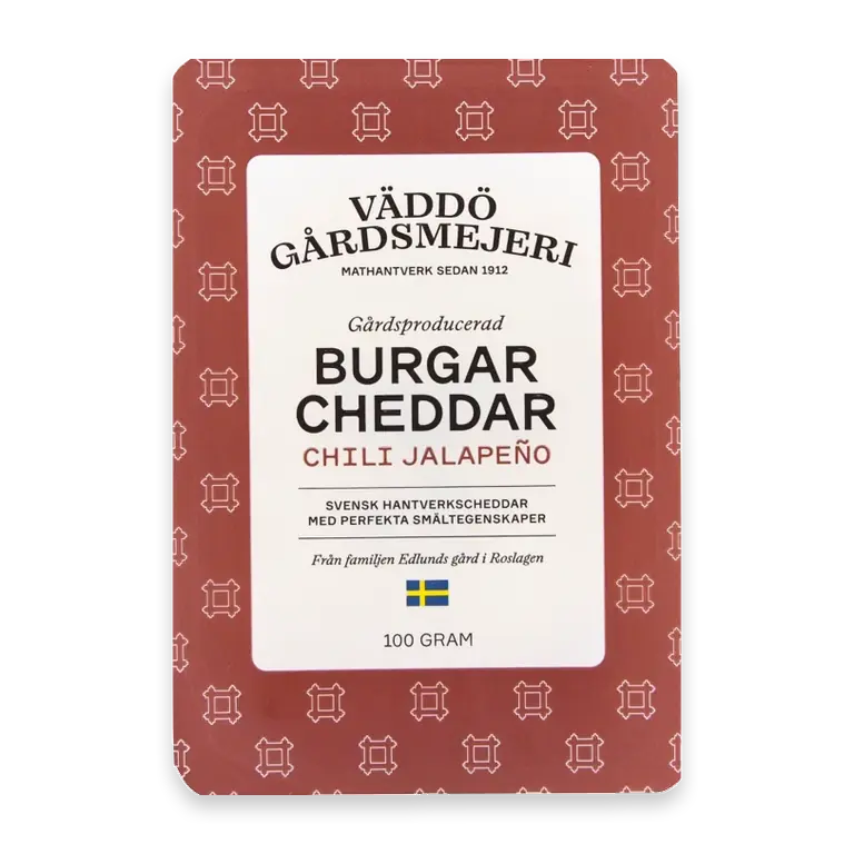Burgarcheddar Chili Jalapeño 100g