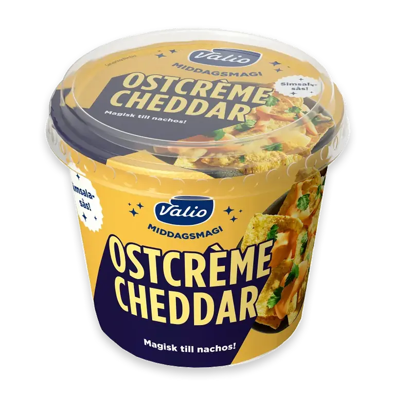 Cheddar Ostcrème Middagsmagi 250g