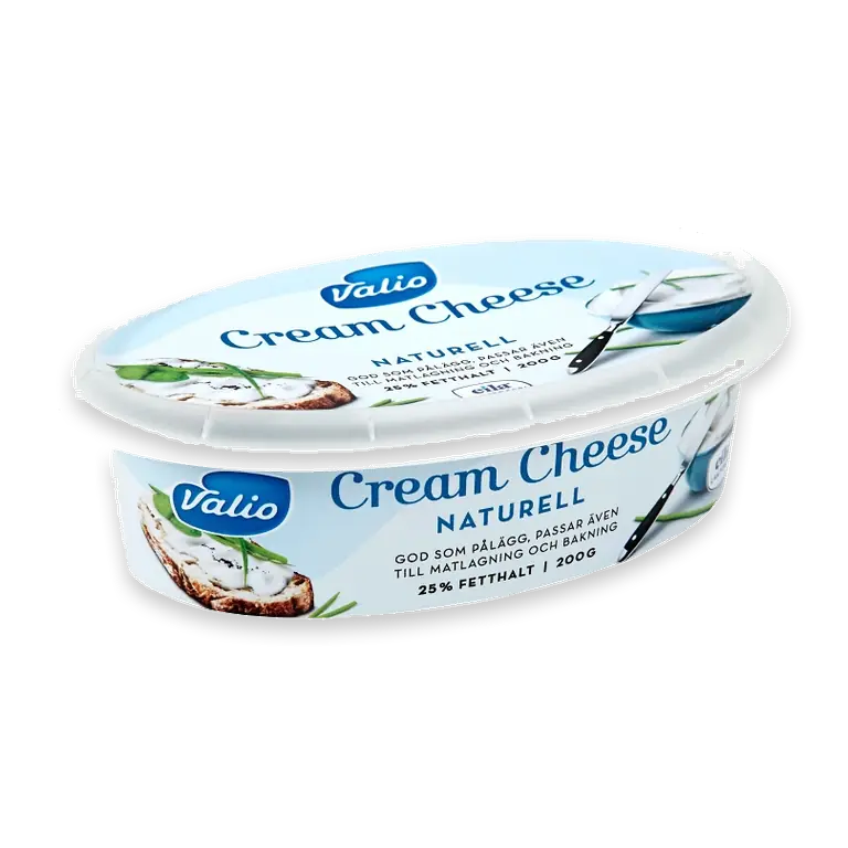 Cream cheese Naturell Laktosfri 200g Valio Eila