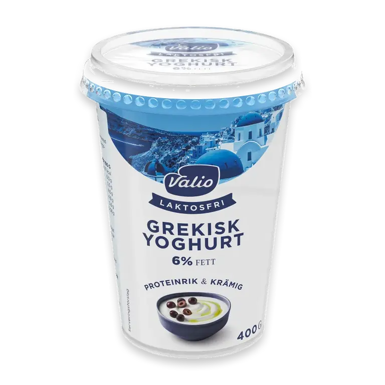 Grekisk Yoghurt Laktosfri 6% 400g