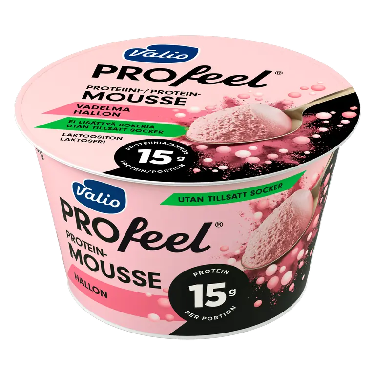 Hallon Proteinmousse