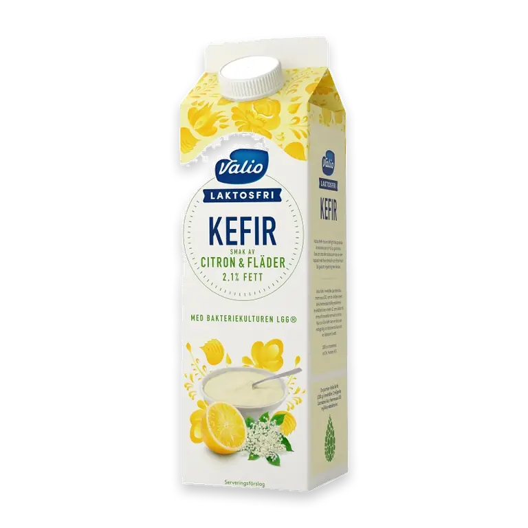 Kefir Citron Fläder Laktosfri 2,1% 1000g