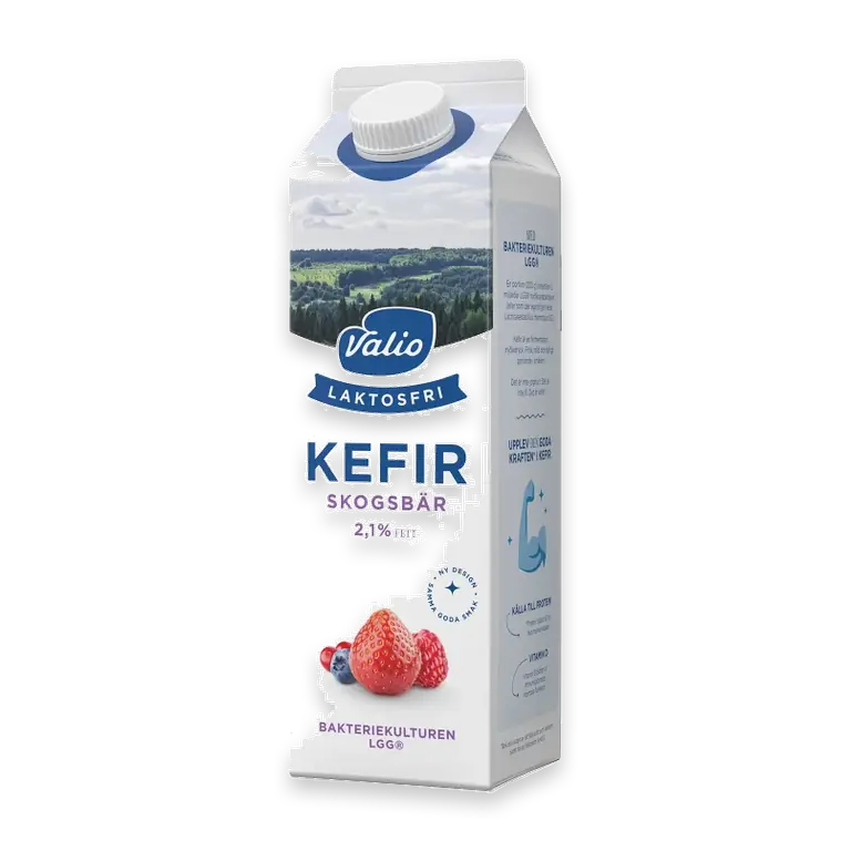Kefir Skogsbär Laktosfri 2,1% 1000g