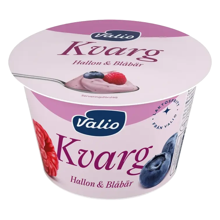 Kvarg Hallon Blåbär Laktosfri 7% 200g