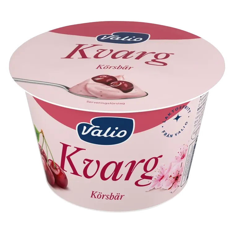 Kvarg Körsbär Laktosfri 7% 200g