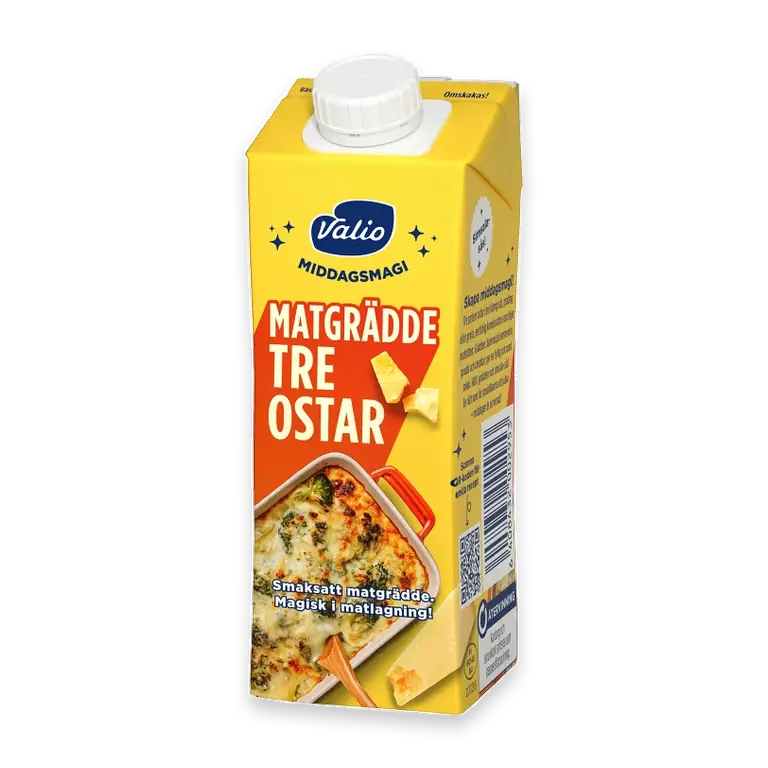 Matgrädde Tre Ostar Laktosfri 10% 250ml