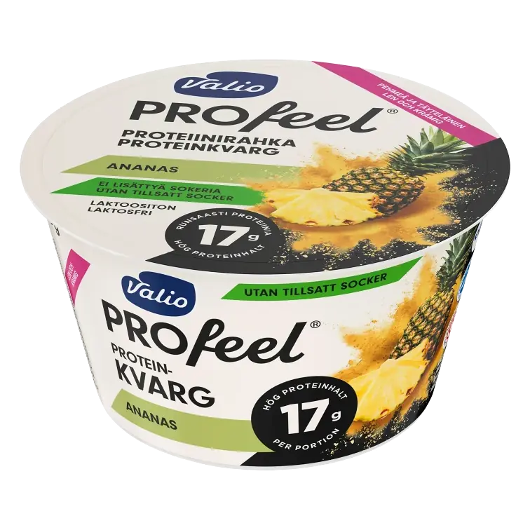 Proteinkvarg Ananas Laktosfri 0,4% 175g