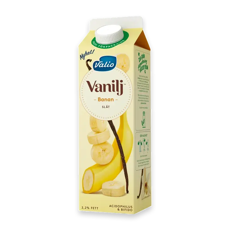 Vaniljyoghurt Banan 2,2% 1000g