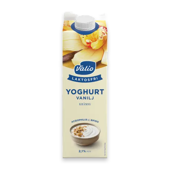 Vaniljyoghurt Laktosfri 2,1%