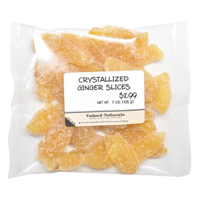 Crystallized Ginger Slices