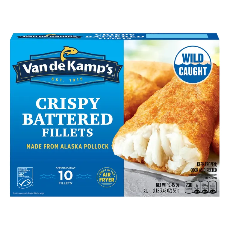 Crispy Battered Whole Fish Fillets