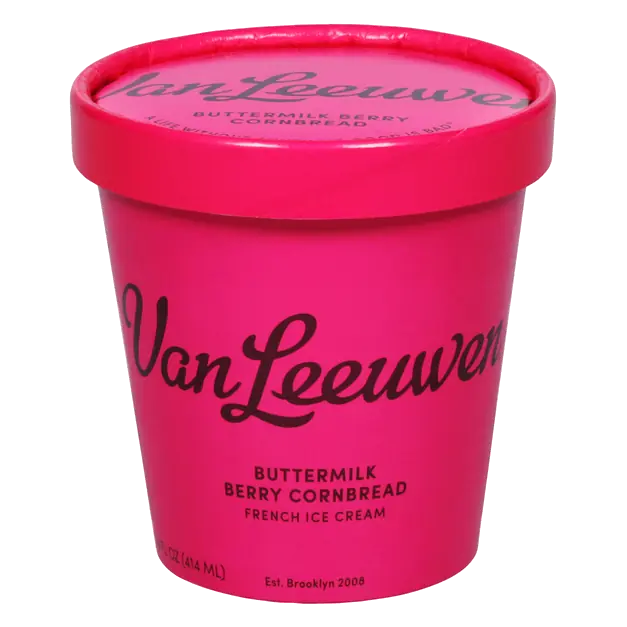 Buttermilk Berry Cornbread French Ice Cream