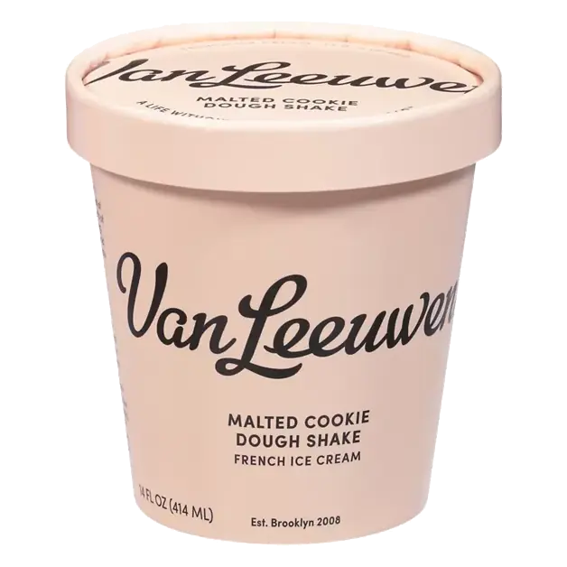 French Ice Cream, Malted Cookie Dough Shake
