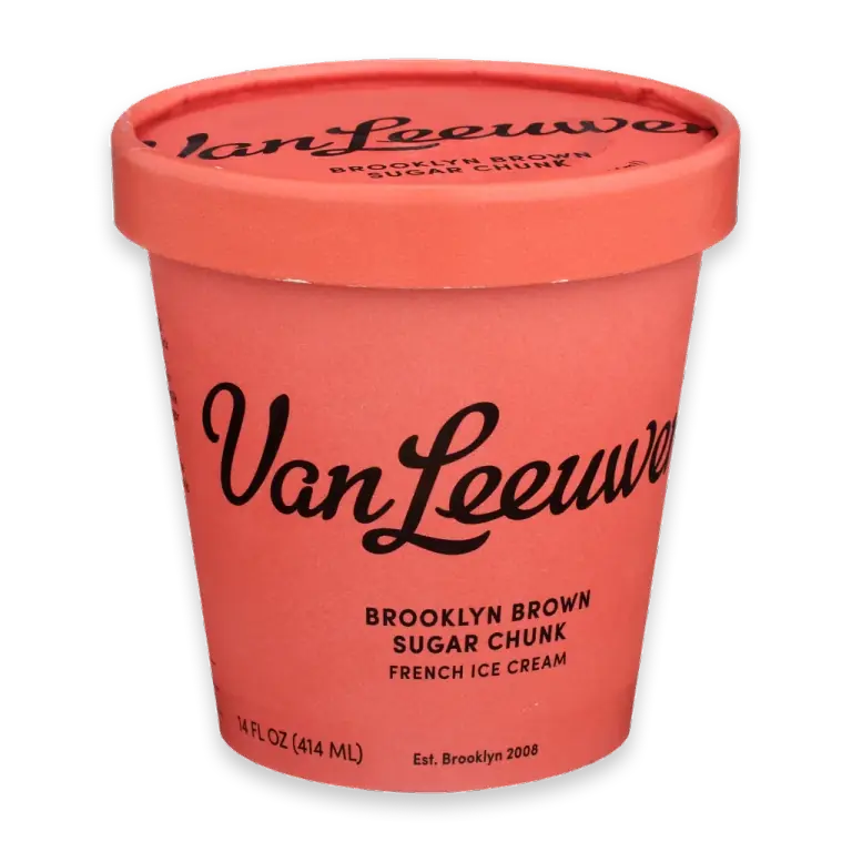 Van Leeuwen Brooklyn Brown Sugar Chunk French Ice Cream Pint