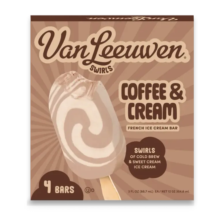 Van Leeuwen Swirls Coffee & Cream French Ice Cream Bar