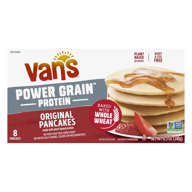 Power Grain Plant-Based Protein Original Pancakes - 8 ct