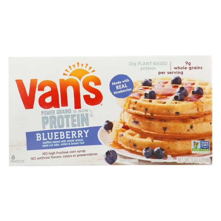 Protein Blueberry Waffles
