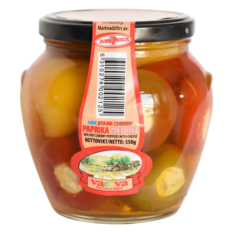 Cherry Paprika Mix med Ost