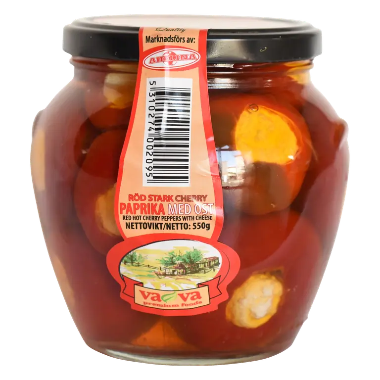 Cherry Paprika Röd med Ost