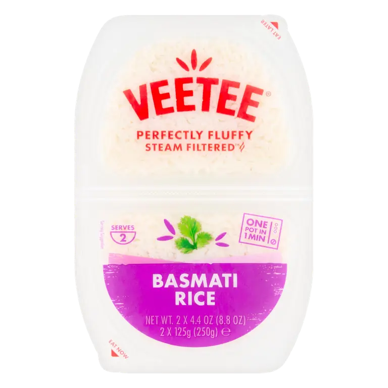 Veetee Basmati Rice 2 x 125g (250g)